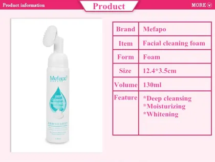 OEM/ODM Organic Facial Bubble Cleanser with Customized Logo