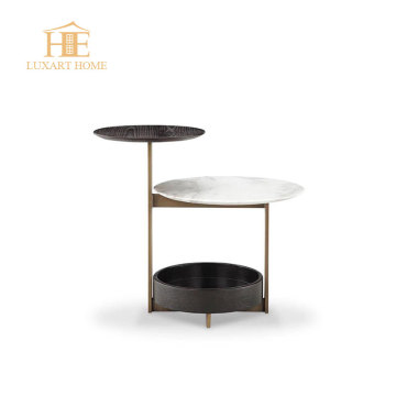 Modern Aluminium Metal Side Table for Living Room