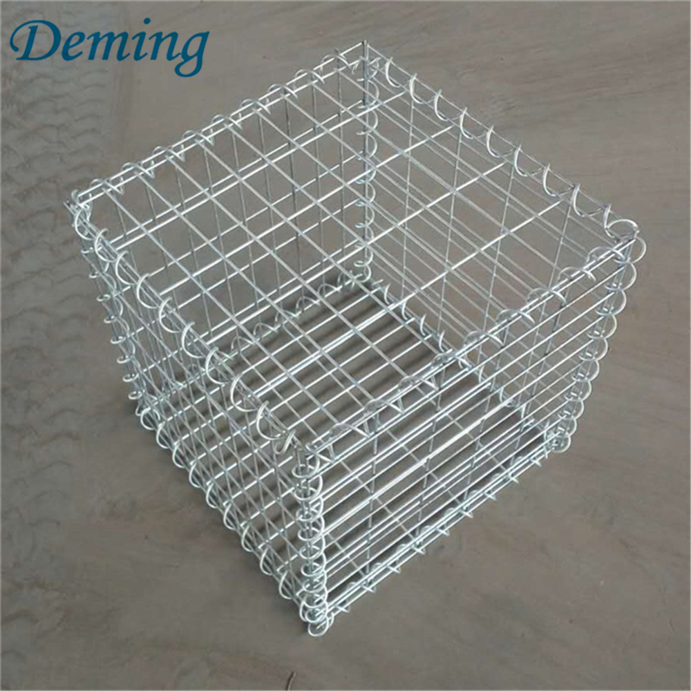 Hot dipped galvanized defence barrier welded Gabion box