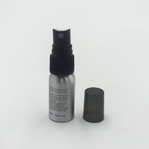 Travel Repackaging Aluminum Bottles nozzle head aluminum bottle sprayer Supplier