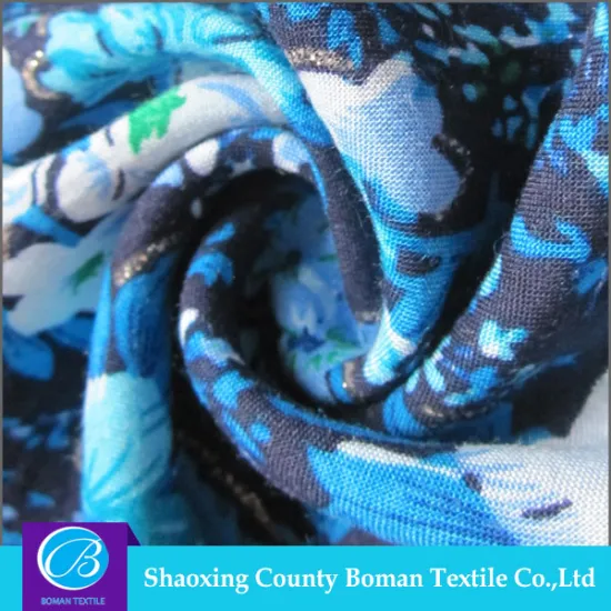 Textile fabric supplier Top-end Soft Colorful floral print rayon fabric