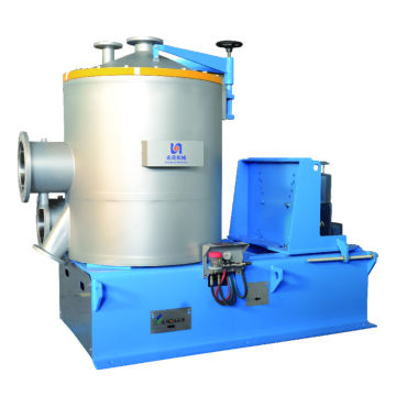 Upflow pressure screen for paper machine