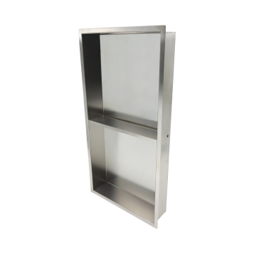 Customizable Premium Brushed Stainless Steel Bathroom Essentials: Including Shower Wall Niches