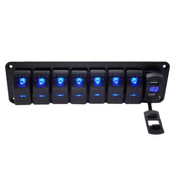 Genuine Marine LED Light Bar Rocker Switch Panel