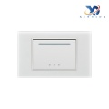 Panneau d'interrupteur d'éclairage à 2 voies, 1 groupe