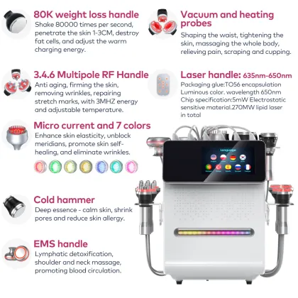 11 in 1 80K laser cavitation machine