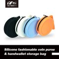 Benutzerdefinierte modische Silikonmünze Handwallet Storage Bag Multifunktionaler Beutel