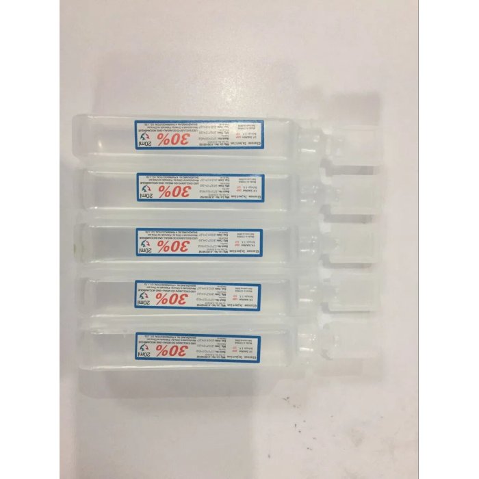 30% دكستروز قابل للحقن 20 مل أمبولات بلاستيكية