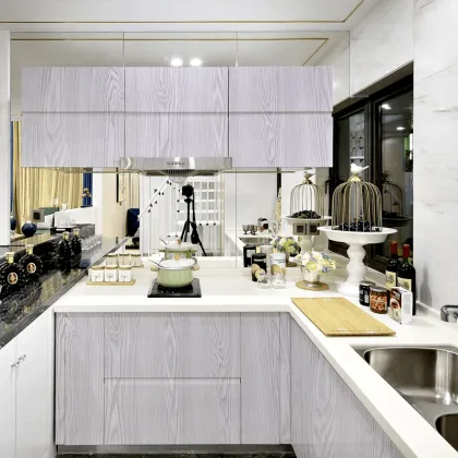 Home Decoration Wood Grain Wallpaper Decoration Interior