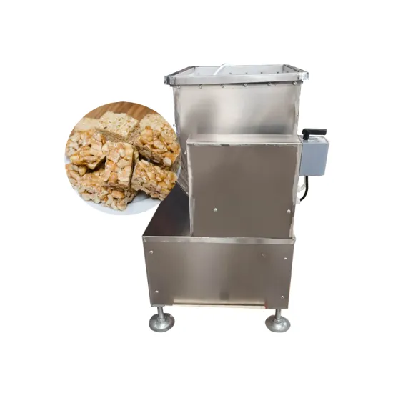 High Efficiency Granola Cereal Bar Mixer and Blender Machine for Nuts and Candies