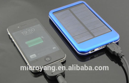 Hot sale 5000mAh monocrystalline silicon solar charger/solar power bank