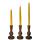 Bulk Hand Dipped Beeswax Taper Candles For Dinner