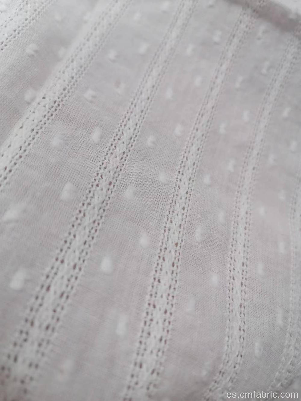 Tela de textura de gasa de Dobby 100% algodón