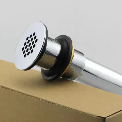 Factory Direct Basin Drainer Pipe Cupc Brass Water Pipe Hot Selling Sink Waste Drainer