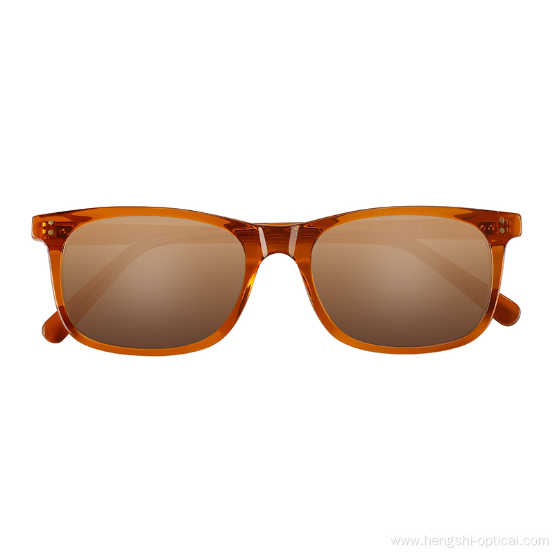 Italian Rectangle Odm Acetate Cellulose Sunglasses