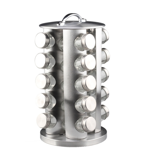 Stainless Steel Round Revolving Spice Rack