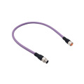 Código B m12 cable de molde macho a hembra