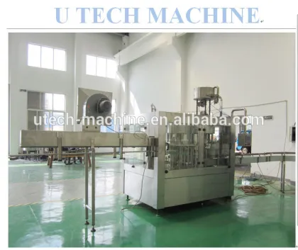 Automatic bottling seltzer water filling machine