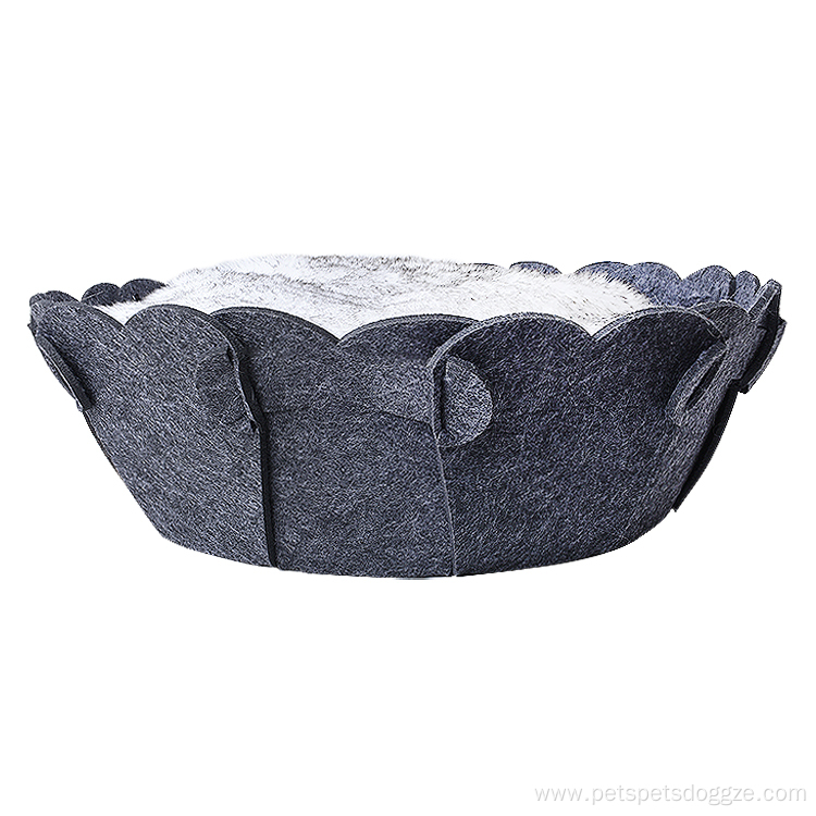 Cute breathable Felt dog pet beds accessories