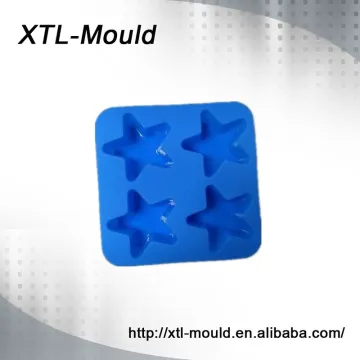 High quality star shaped silice ice cube tray