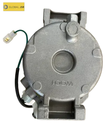 Excavator air conditioning compressor