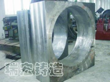 Roller press bearing seat