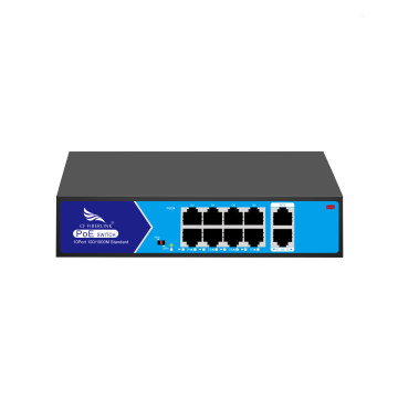 10 Port Gigabit PoE Network Management Switch