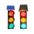 High Quality IP65 Waterproof LED Solar Traffic Signal Light