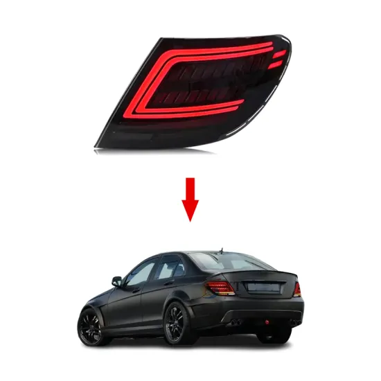 LED Dynamic Taillight Upgrade for Mercedes Benz W204 C Class (C180/C200/C260) 2007-2014
