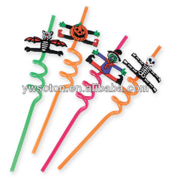 crazy straws with skull attachment