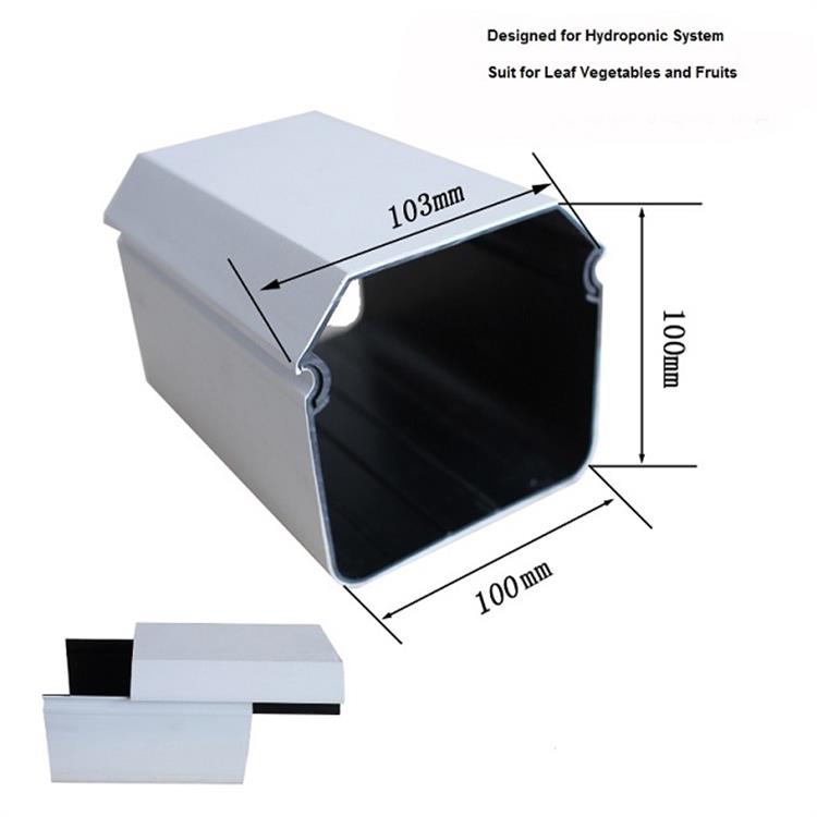 Greenhouse Customized Hydroponics Nft Pvc Pipe