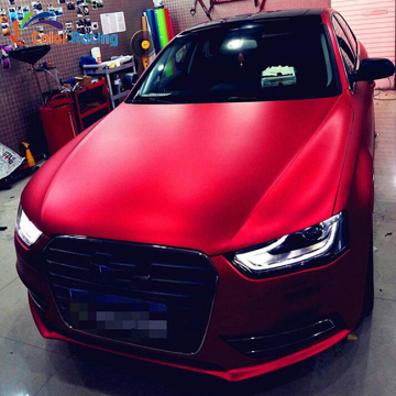 High Quality Chrome Matte Car Body Wrap Vinyl Sticker Film in Gold, Blue, and Green