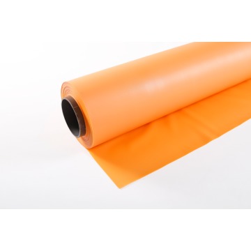 Película inflable PVC de color naranja