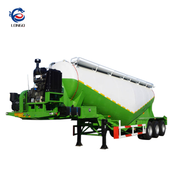 3 Axles 40CBM Dry Powder Tanker Trailer for Bulk Cement Sale