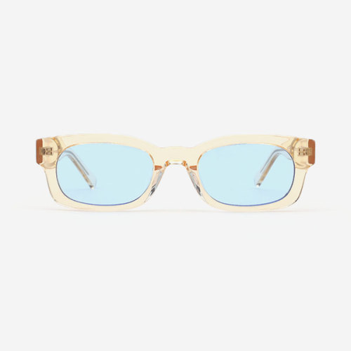 Retro Small Square Acetate Unisex Sunglasses