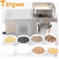 Free shipping Soybean oil press household electric stainless steel automatic small hot and cold pressed Oil Pressers