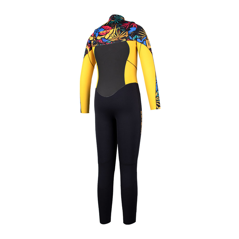 Seaskin Gilrs Full Body Chox Zip EcoPrene Surfing Wetsuits