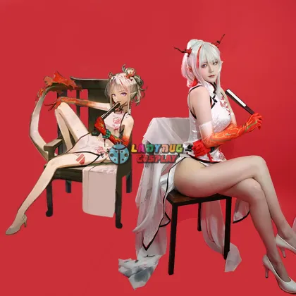 Arknights Nian Cosplay Costume Cheongsam Ver.
