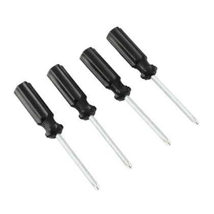 Black Cross Screwdriver Assembling Tool - Straight Phillips Screwdriver