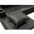 Ciaosleep Sectional Furniture Faux Leather Sofa