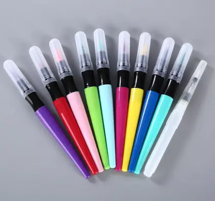 Drawing paint brush water color pen