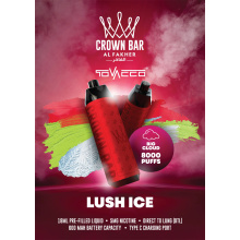 Barato al fakher crown bar 8000 bocanadas de vapor desechable