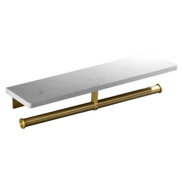 Stainless Steel Rust-Proof Marble Shower Shelf - 30CM to 60CM