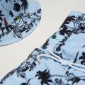 Мужская цветочная печата летние пляжные шорты