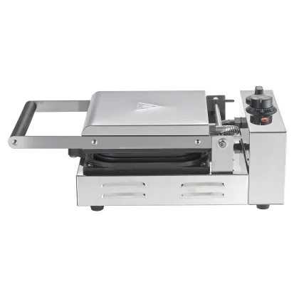 OEM Custom Commercial Square Waffle Making Machine with Adjustable Thermostat for Snack Foods