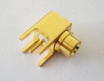 MCX jack connector right angle