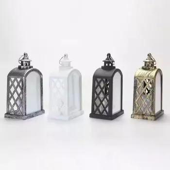 Custom Heat Transfer Printing Christmas Decoration LED Lantern Lights - DIY Sublimation Blank Lights for Christmas Gifts