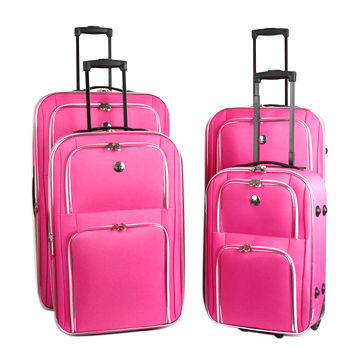 5-piece Trolley Case Set with Push Button