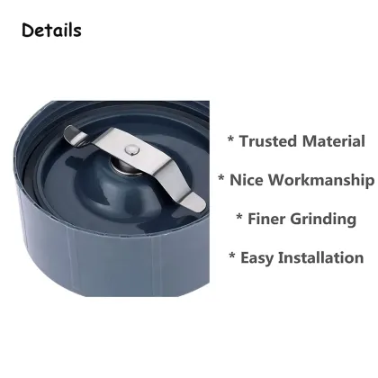 Replacement Food Mixer Blades for Nutri Mill and Compatible with Nutribullet Blenders (600W, 900W)