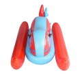 2022 kiddie inflatable plane ride on pool floatie